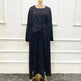 Beaded Women's Arab Solid Color Two-piece Suit - EX-STOCK CANADA