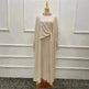 Beaded Women's Arab Solid Color Two-piece Suit - EX-STOCK CANADA
