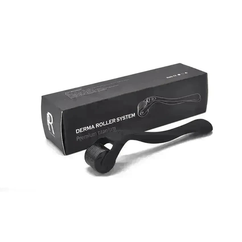 Beard Roller Microneedle Frosted Black Titanium Alloy Needle - EX-STOCK CANADA