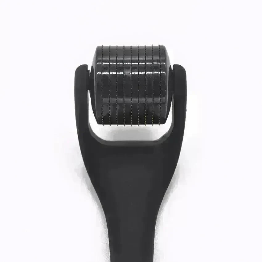 Beard Roller Microneedle Frosted Black Titanium Alloy Needle - EX-STOCK CANADA