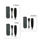Beard Roller Microneedle Frosted Black Titanium Alloy Needle - EX-STOCK CANADA