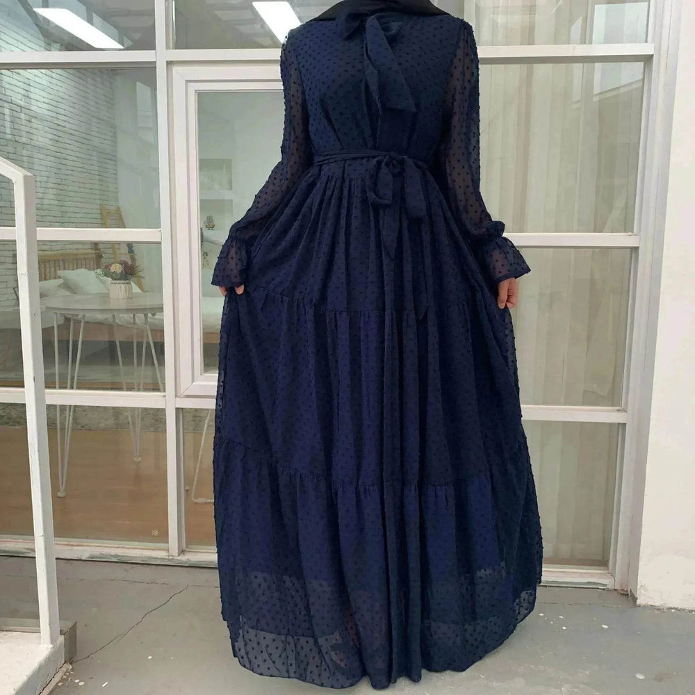 Beautiful long sleeve Abaya Dress for Arab Dubai Turkey Middle Eastern Women. - EX-STOCK Canada