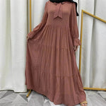 Beautiful long sleeve Abaya Dress for Arab Dubai Turkey Middle Eastern Women. - EX-STOCK Canada