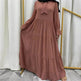 Beautiful long sleeve Abaya Dress for Arab Dubai Turkey Middle Eastern Women. - EX-STOCK Canada