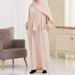Casual Plain Everyday Abaya for ArabArabic Women Kaftan Abaya for Umrah and Haji. - EX-STOCK Canada
