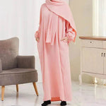 Casual Plain Everyday Abaya for ArabArabic Women Kaftan Abaya for Umrah and Haji. - EX-STOCK Canada