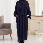 Casual Plain Everyday Abaya for ArabArabic Women Kaftan Abaya for Umrah and Haji. - EX-STOCK Canada