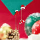 Ins Fashion Xmas Earrings Moving Santa Claus Long Tassel Earrings For Women Christmas Tree Snowflake Asymmetric Drop Earring - EX-STOCK CANADA