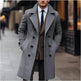 Fall Winter Men Woolen Coat Double Breasted Overcoat for men - EX-STOCK Canada