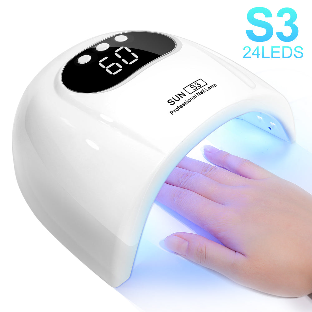 UV Nail Lamp, UV Light For Gel Nails LED Nail Dryer With 3 Timer, Smart Sensor, LCD Display Fast Curing Gel Nail Polish Nail Art Tools Manicure Accessories EX-STOCK Canada 