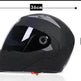 Best Motorcycle Helmet Half Helmet Anti-fog Sunscreen Double Lens Full Face Bike Helmet - EX-STOCK Canada