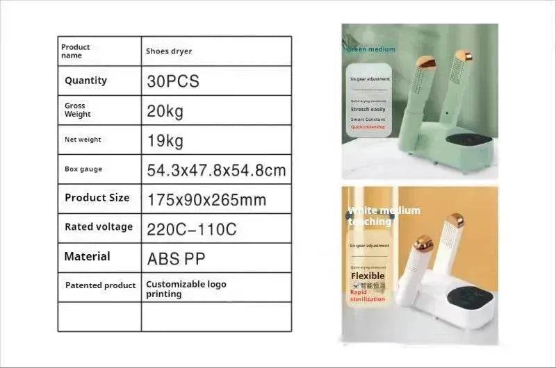 Best Smart Shoes Dryer Machine Shoes Warmer Artifact Deodorant Sterilization - EX-STOCK Canada