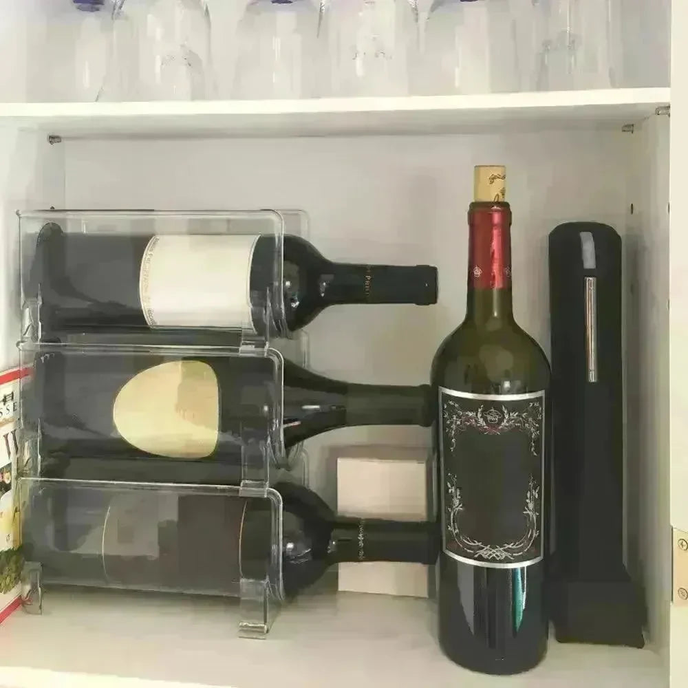 Beverage household wine rack refrigerator storage rack - EX-STOCK CANADA