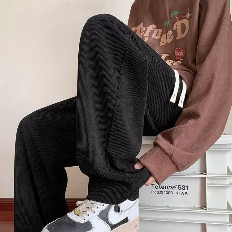 Men's Spring Drape Loose Casual Trousers EX-STOCK Canada 