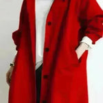 Women Casual Style Hoodie Windbreaker Mid-Length Long-Sleeved waist Jacket - EX-STOCK CANADA