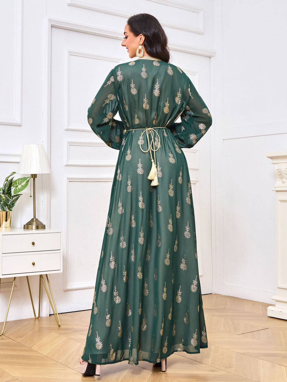 سترة صديرية مطرزة للنساء مع صدرية، طقم من قطعتين EX-STOCK Canada