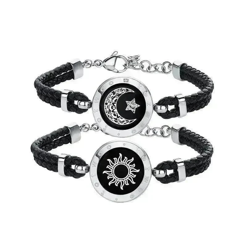 Lovers Sun-Moon Smart Sensing Couple Bracelet - EX-STOCK CANADA
