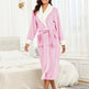 روب الاستحمام النسائي من RONGTAI، روب طويل من الفليس الدافئ والناعم، لباس نوم وملابس للنوم للنساءEX-STOCK Canada 