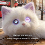 Interactive AI Cat Plush Toy – Rechargeable Electronic Pet