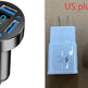 Four-port Car Charger 4USB Car Charger EX-STOCK Canada 