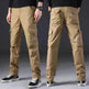 Overalls Men's Outdoor Casual Trousers Pure Cotton Straight Loose Multi-pocket Cargo Pant - EX-STOCK CANADA