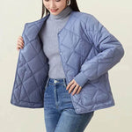 Quilted Padded Coat Winter Jacket With Pockets Lightweight Outerwear For Women's Clothing - EX-STOCK Canada