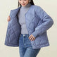 Quilted Padded Coat Winter Jacket With Pockets Lightweight Outerwear For Women's Clothing - EX-STOCK Canada