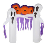 9.8ft White Ghost Arch 3 LED Lights And 2 Colorful Light Plates Halloween Inflatable Decoration - EX-STOCK Canada