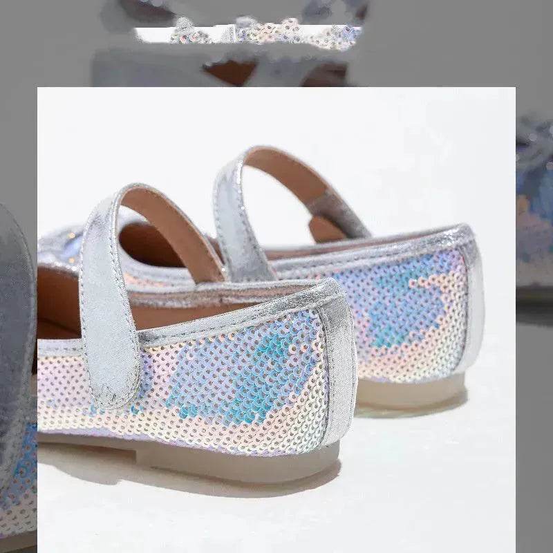 Big Kids Sequined Princess Shoes With Soft Sole - EX-STOCK Canada