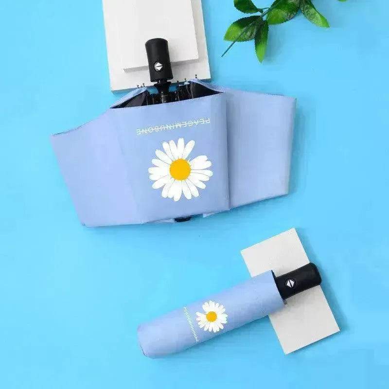 Black Gum Sunscreen Anti Ultraviolet Umbrella Advertising Umbrella Daisy Umbrella Umbrella Girl - EX-STOCK Canada