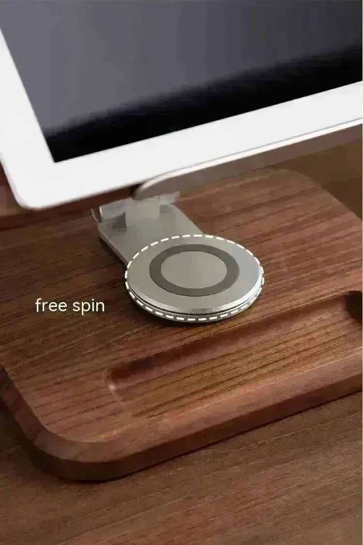 Black Walnut Solid Wood Reading Rack Adjustable Rotating Children's Reading Artifact IPad Bracket - EX-STOCK CANADA