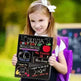 Blackboard First Day Of School Wooden Craftwork - EX-STOCK CANADA