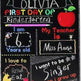 Blackboard First Day Of School Wooden Craftwork - EX-STOCK CANADA