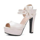Block Heel Super High Heel Sandals - EX-STOCK Canada