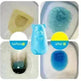 Blue bubble liquid toilet cleaning detergent treasure - EX-STOCK CANADA