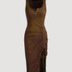 Bottom Drawstring Thread Dress Tight Skirt - EX-STOCK CANADA
