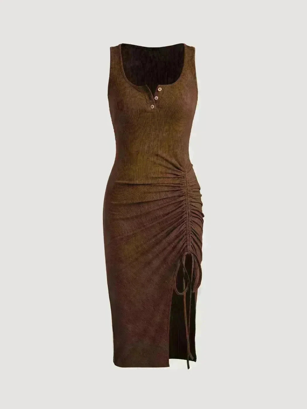 Bottom Drawstring Thread Dress Tight Skirt - EX-STOCK CANADA