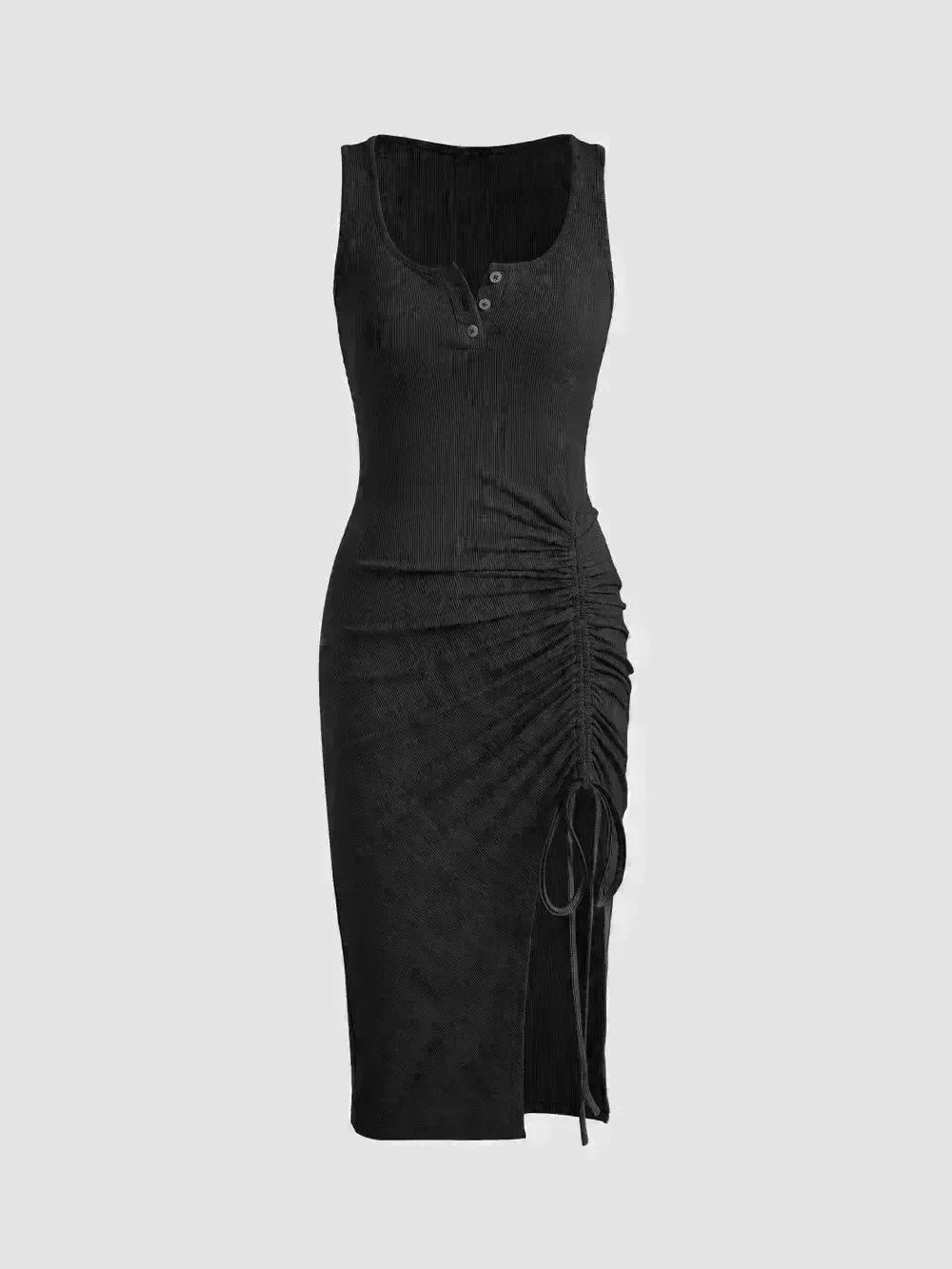 Bottom Drawstring Thread Dress Tight Skirt - EX-STOCK CANADA