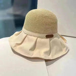 Bow Fisherman Hat Summer Straw Sunhat With Large Brim Anti-UV Sunshade And Face Protection Hat Outdoor - EX-STOCK Canada