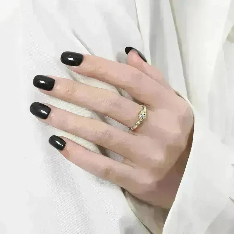 Braid Buckle Ring Female Simple - EX-STOCK CANADA