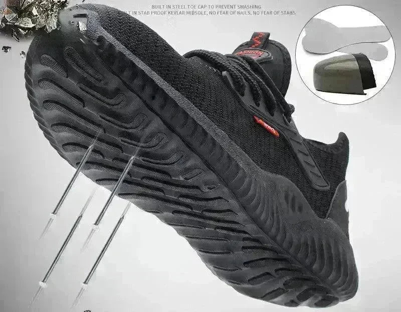 Breathable Safety Shoes Anti-smashing Work Safety Shoes - EX-STOCK CANADA
