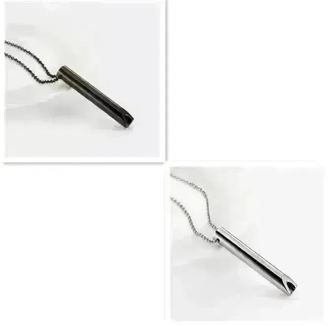 Breathing Necklace Adjustable Breathing Relieve Pressure Ornament Stainless Steel Decompression Jewelry - EX-STOCK CANADA