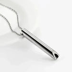Breathing Necklace Adjustable Breathing Relieve Pressure Ornament Stainless Steel Decompression Jewelry - EX-STOCK CANADA
