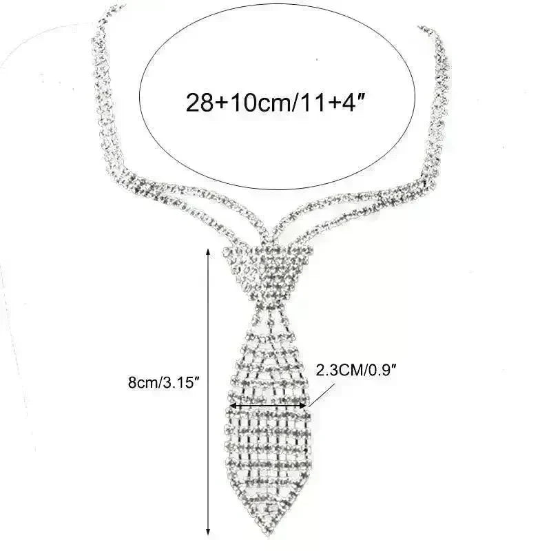Bridal Wedding Party Rhinestone Choker Necklace for Women. - EX-STOCK CANADA