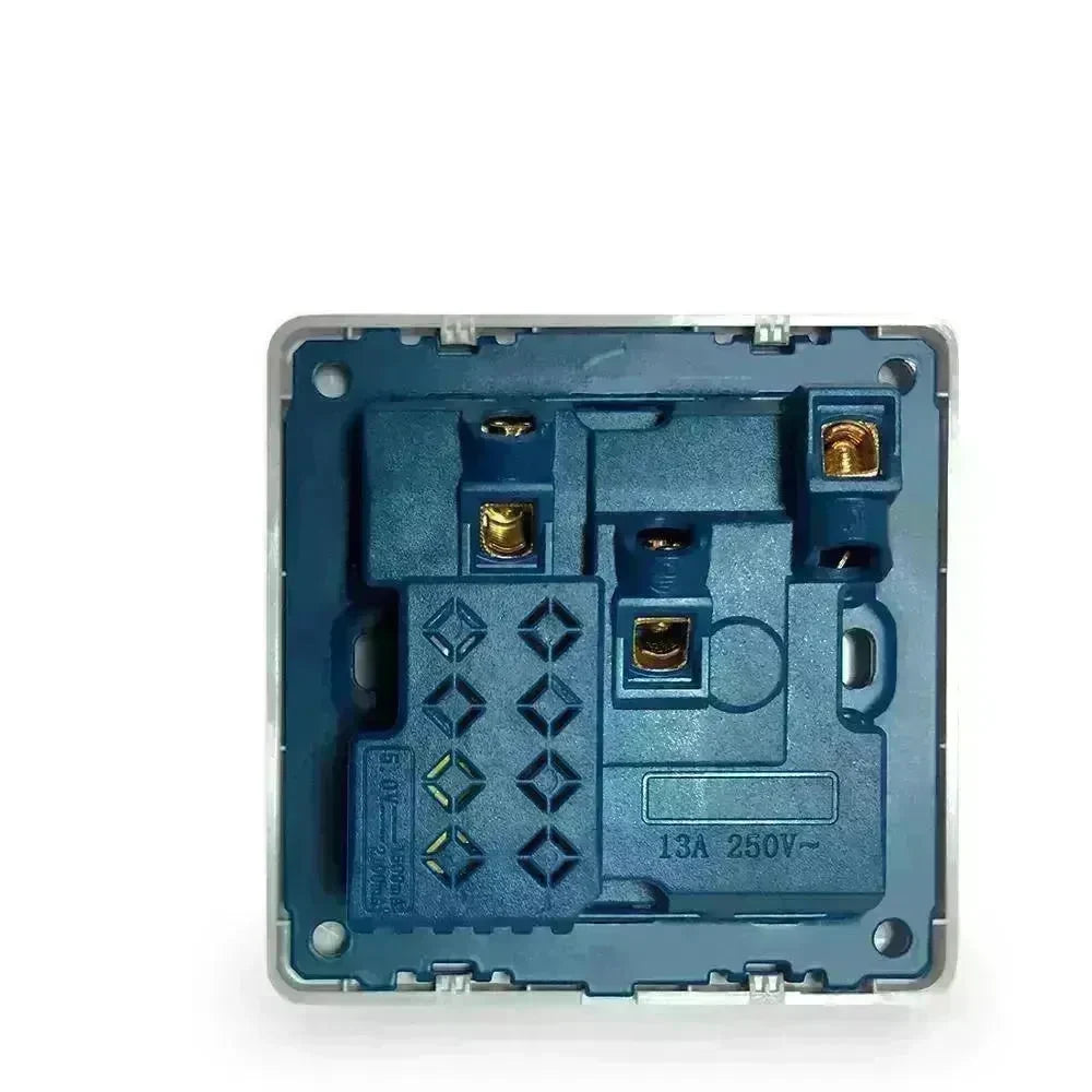 British Standard USB Wall Three-hole Power Strip Socket Panel - EX-STOCK CANADA