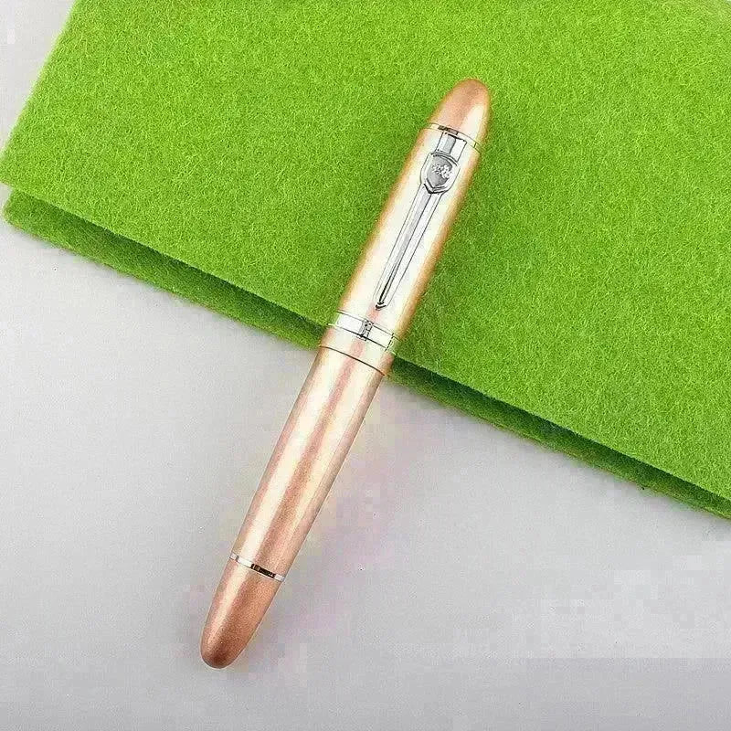 Business Office Metal Signature Signed Pearl Round Beads Neutral Ball Pen - EX-STOCK CANADA