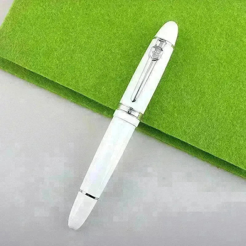Business Office Metal Signature Signed Pearl Round Beads Neutral Ball Pen - EX-STOCK CANADA