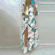 Button Fashion Print Long Sleeve Shirt Sexy Dress Women - EX-STOCK CANADA