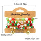 4pcs Christmas Snowman Handmade Beaded Bracelet set gift idea - EX-STOCK CANADA