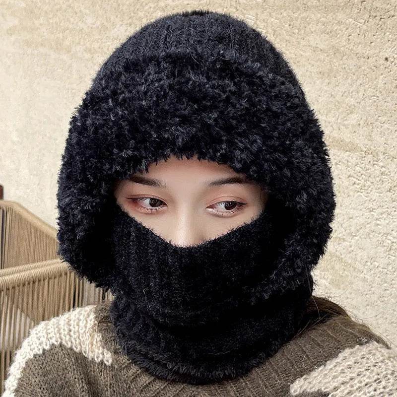 Multifunctional One-piece Hat Neck Protection Bandana Warm Fleece Winter Balaclava - EX-STOCK Canada